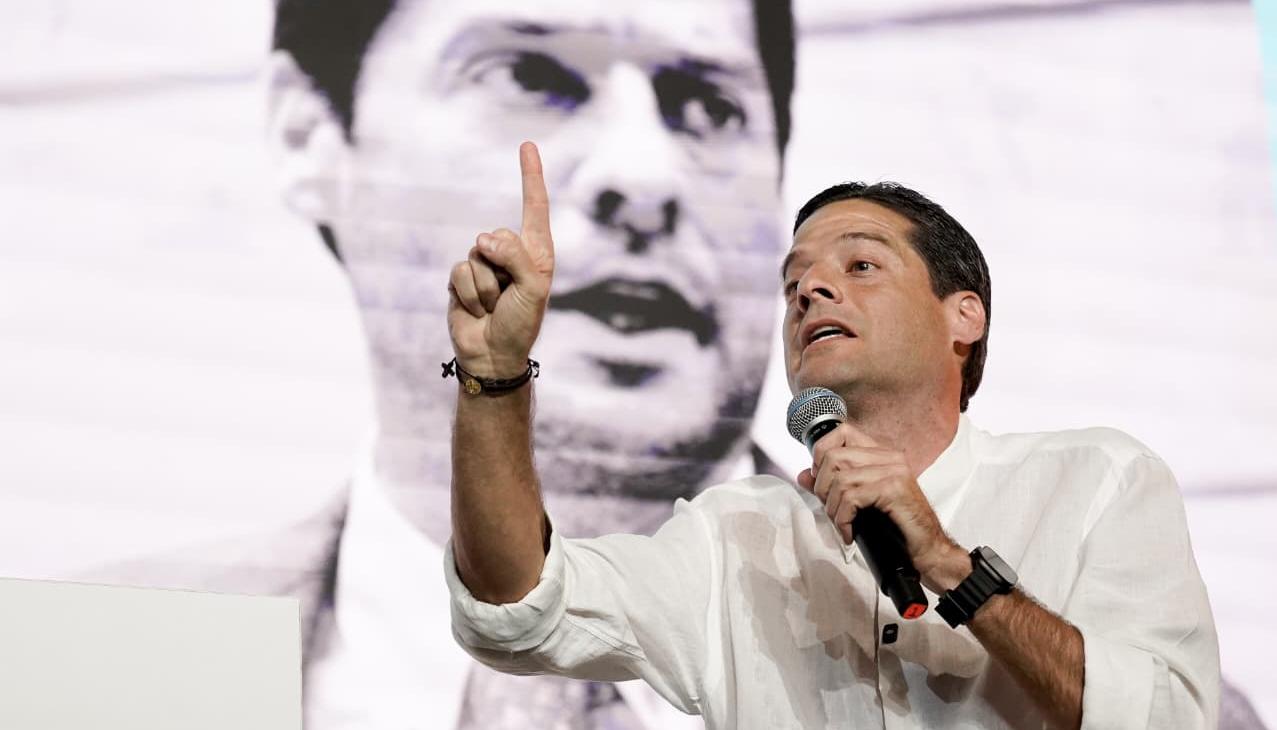 El senador y precandidato presidencial Mauricio Gómez Amín.