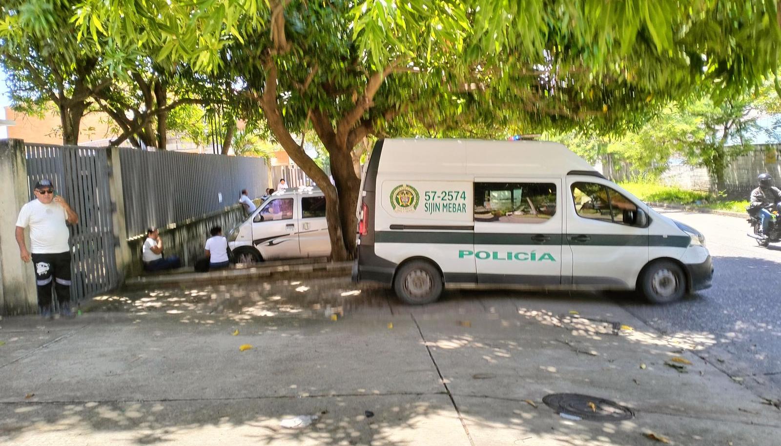 Aspecto de Medicina Legal, en Barranquilla. 