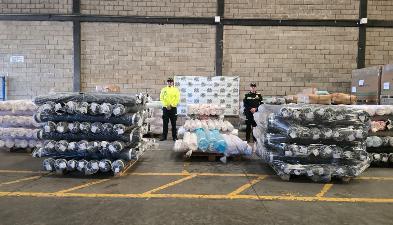 Mercancía de contrabando aprehendida en Barranquilla