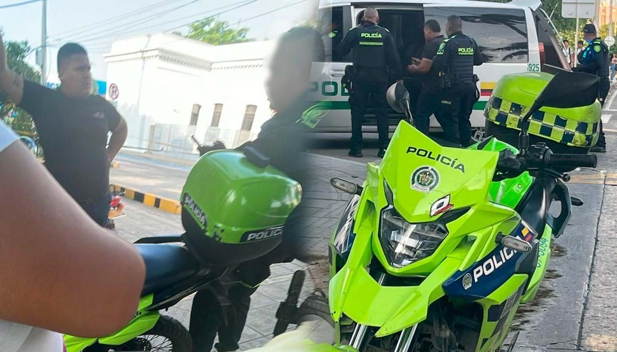 Edue Shai De la Torre Bermúdez  cuando fue requerido por la Policía en el taller donde labora. 