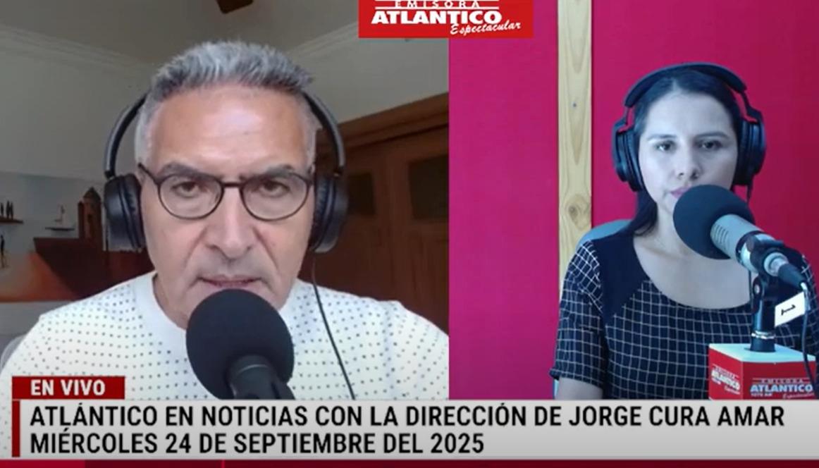 Transmisión de Atlántico en Noticias.