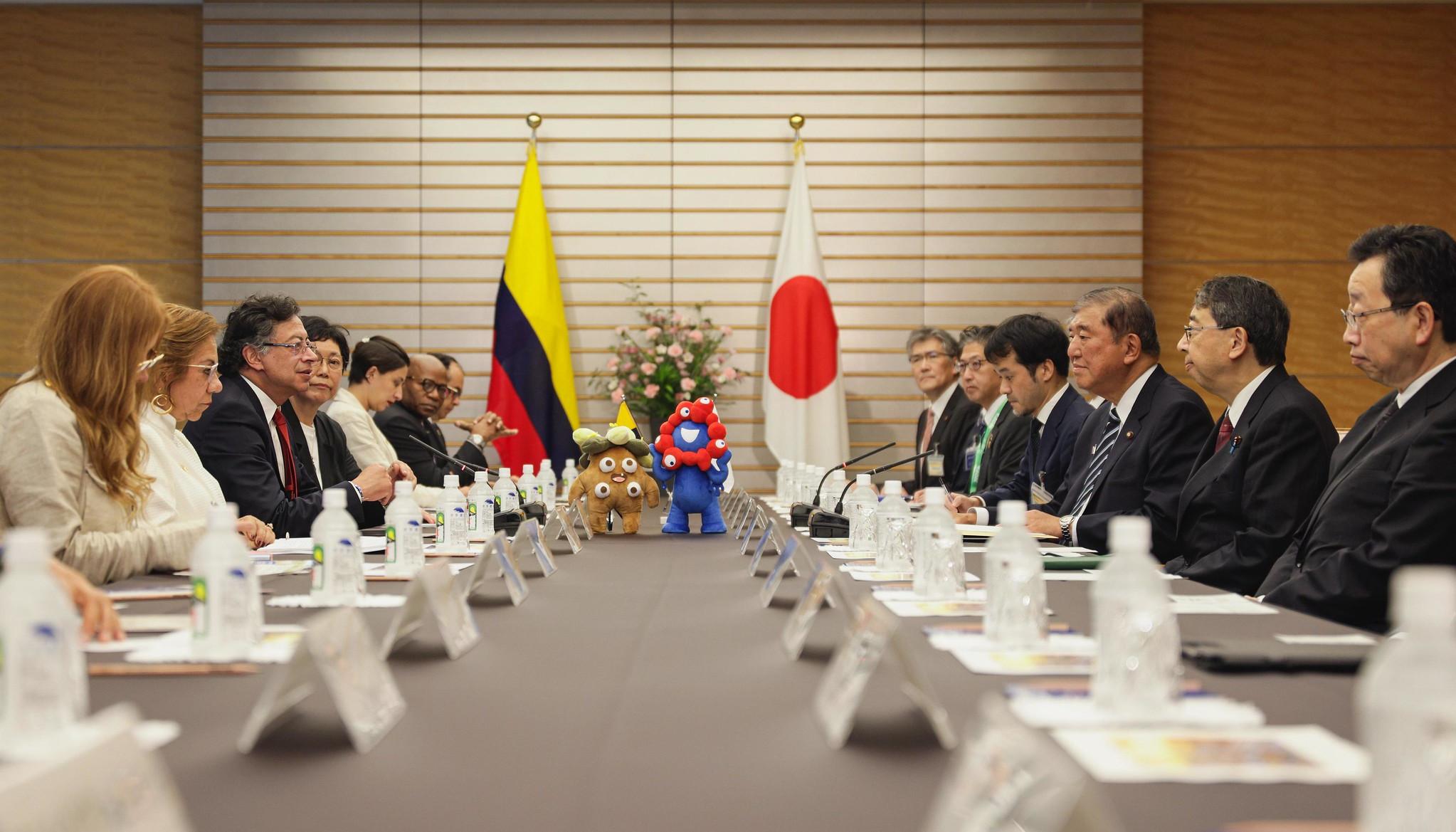 Reunión del Presidente con el primer ministro de Japón, Shigeru Ishiba. 
