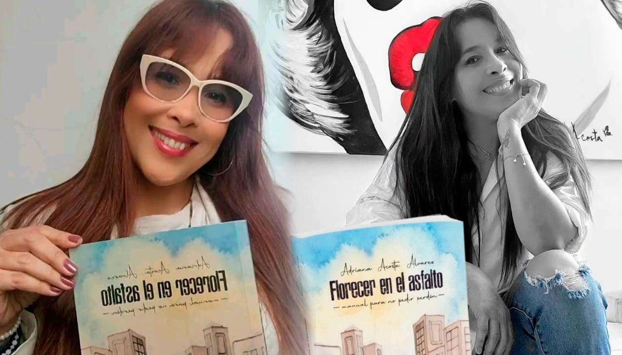 La poeta Adriana Acosta. 