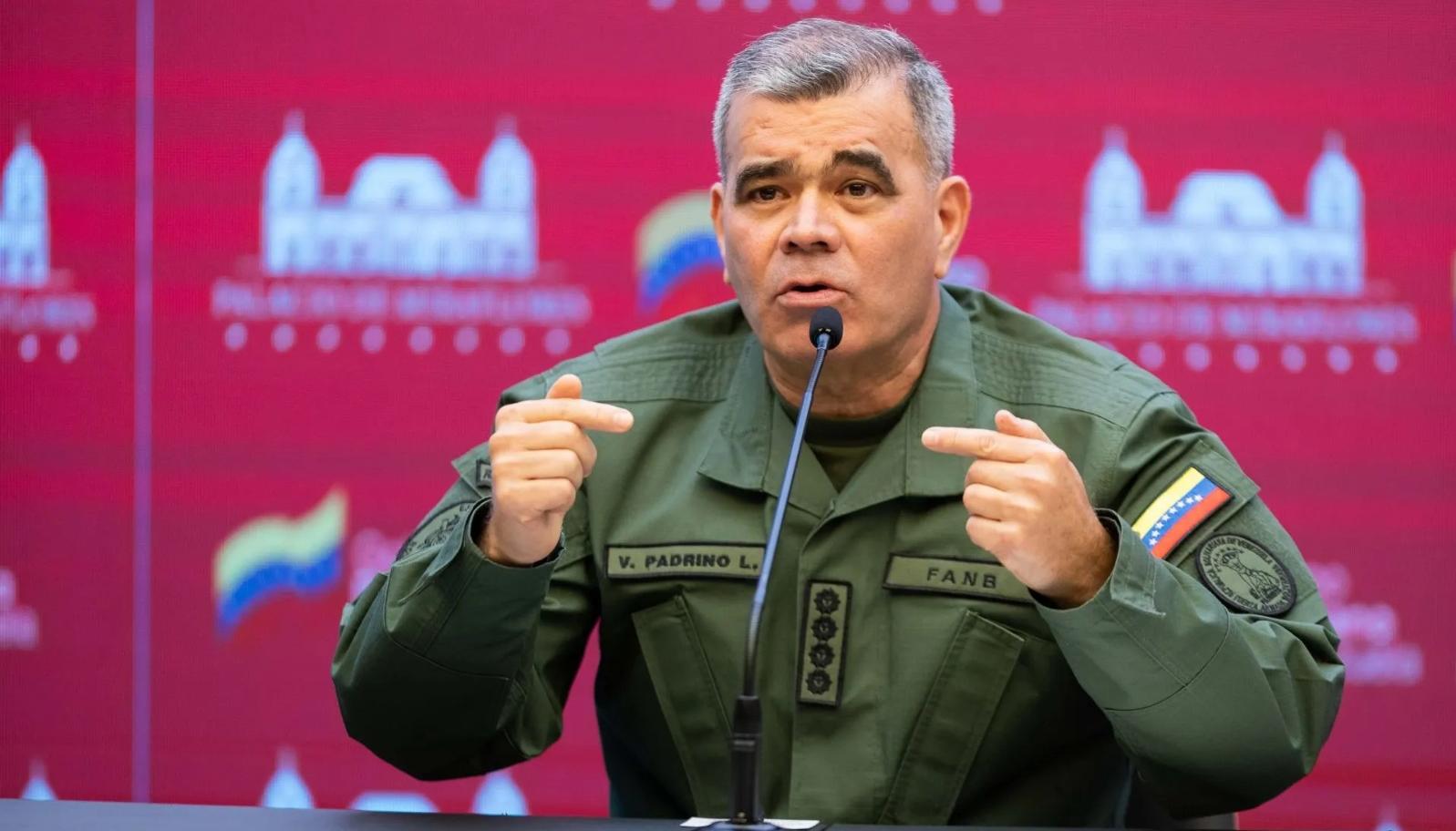 El ministro venezolano de Defensa, Vladimir Padrino López.