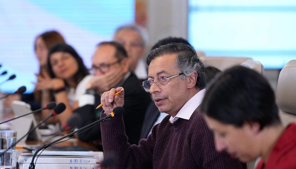 El Presidente de la República, Gustavo Petro.