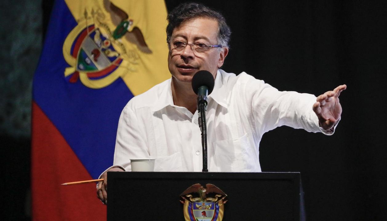 El Presidente colombiano, Gustavo Petro.
