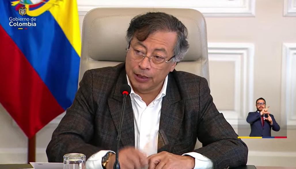 El Presidente Gustavo Petro.