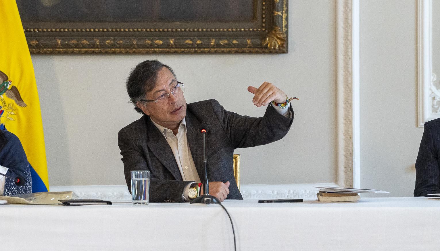 El Presidente Gustavo Petro.