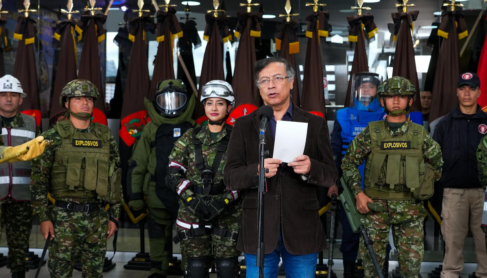 El Presidente Gustavo Petro.