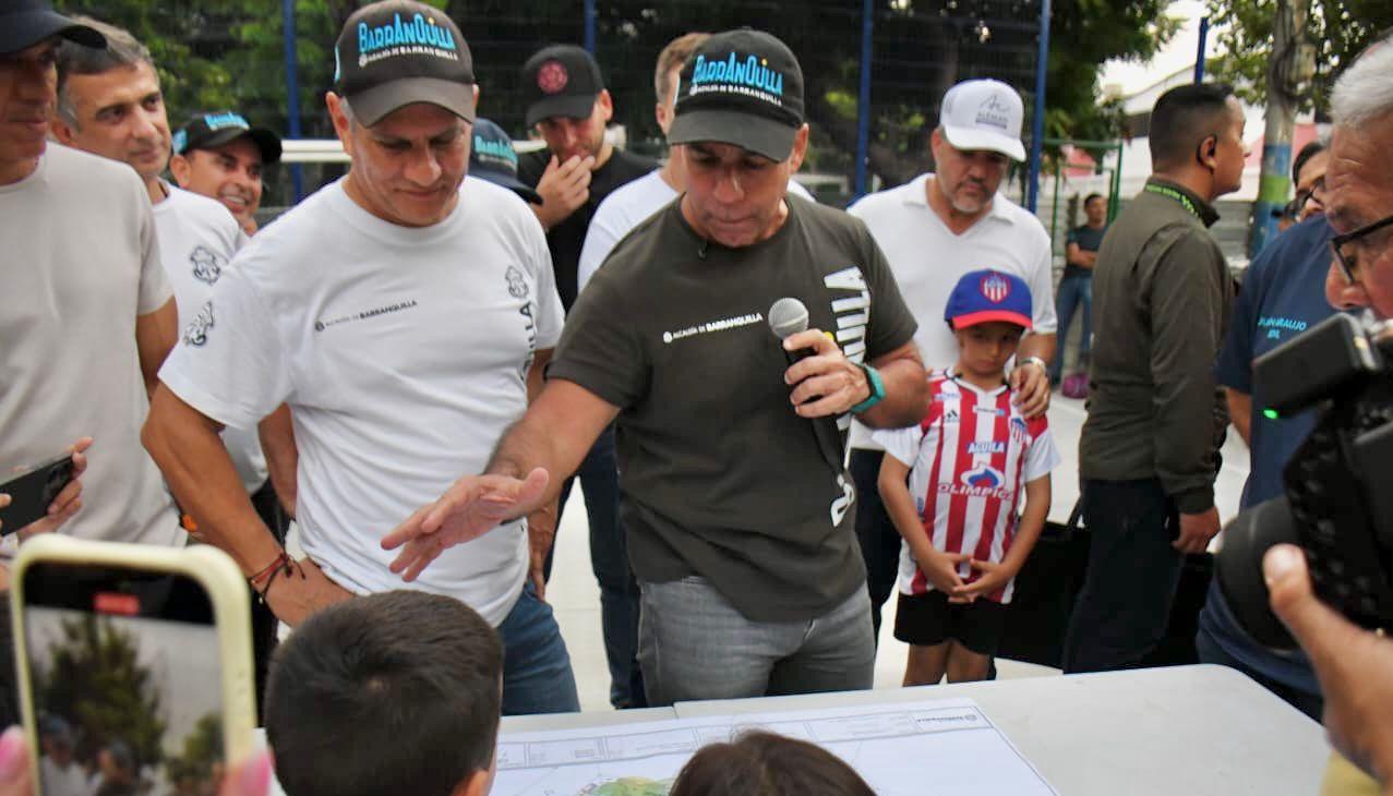 El Alcalde de Barranquilla, Alex Char.