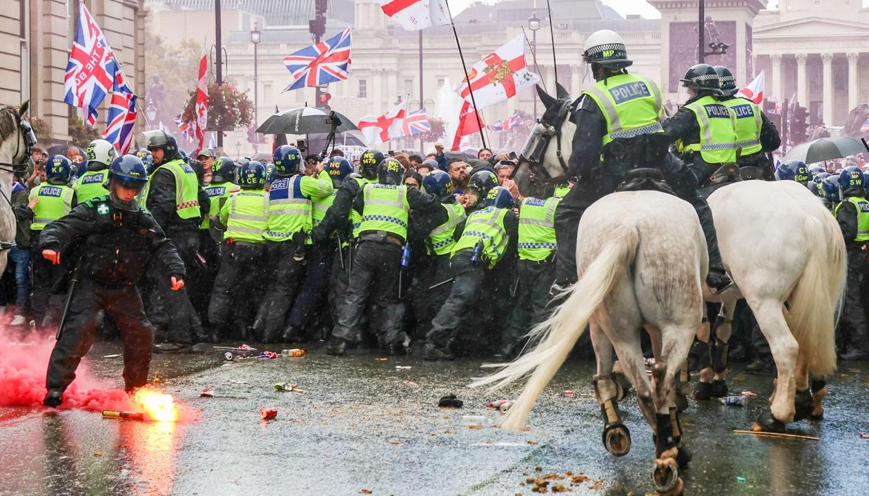 Imagen del enfrentamiento.