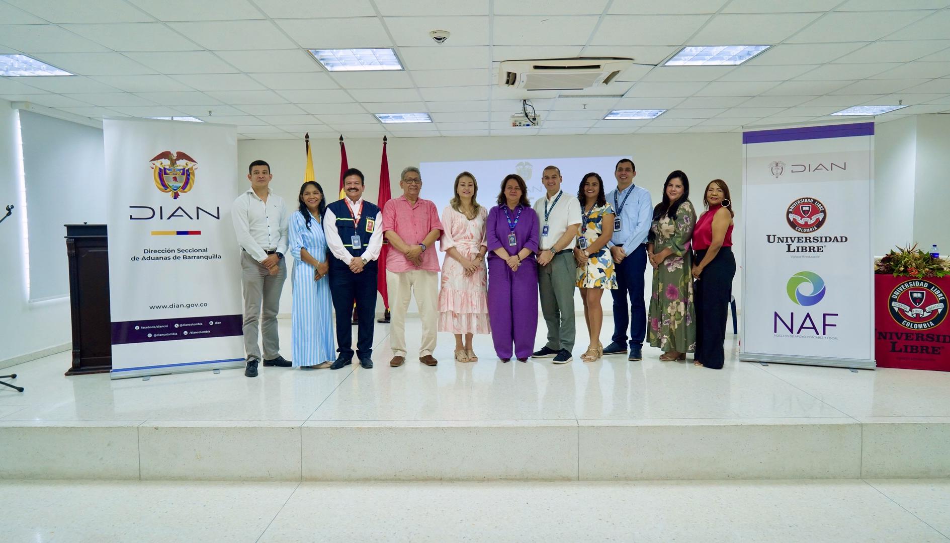 Lanzamiento del Primer Núcleo de Apoyo Contable y Fiscal (NAF) Aduanero en Barranquilla.