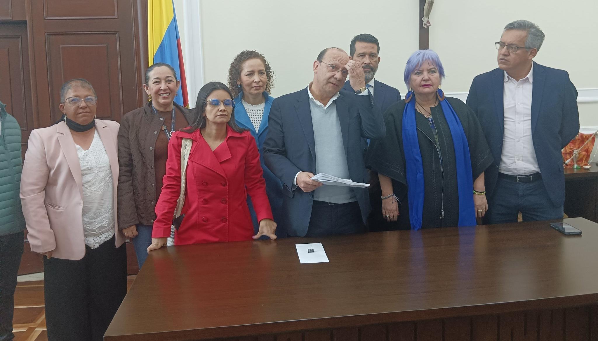 Radicación de la reforma tributaria.