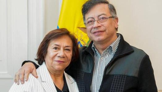 Canciller Rosa Villavicencio y el Presidente Gustavo Petro. 