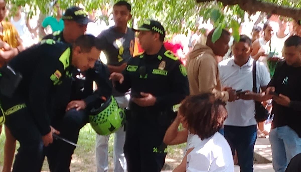 La mujer quedó muerta en el lugar de los hechos. 