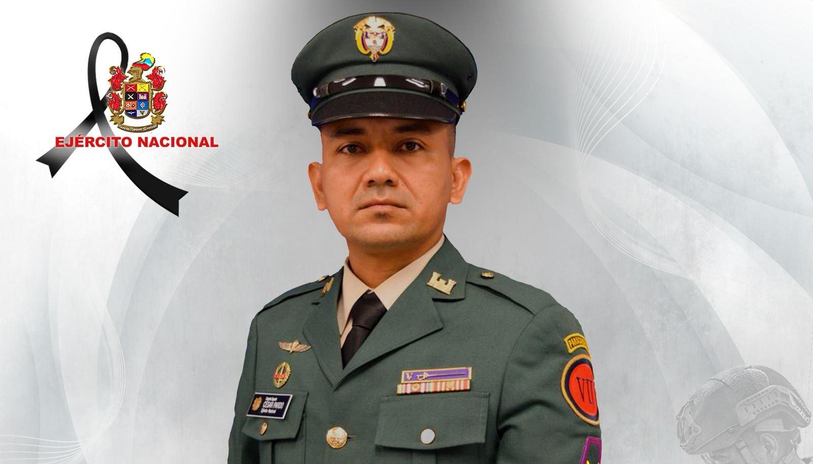 Sargento segundo César Leonardo Pardo Rojas.