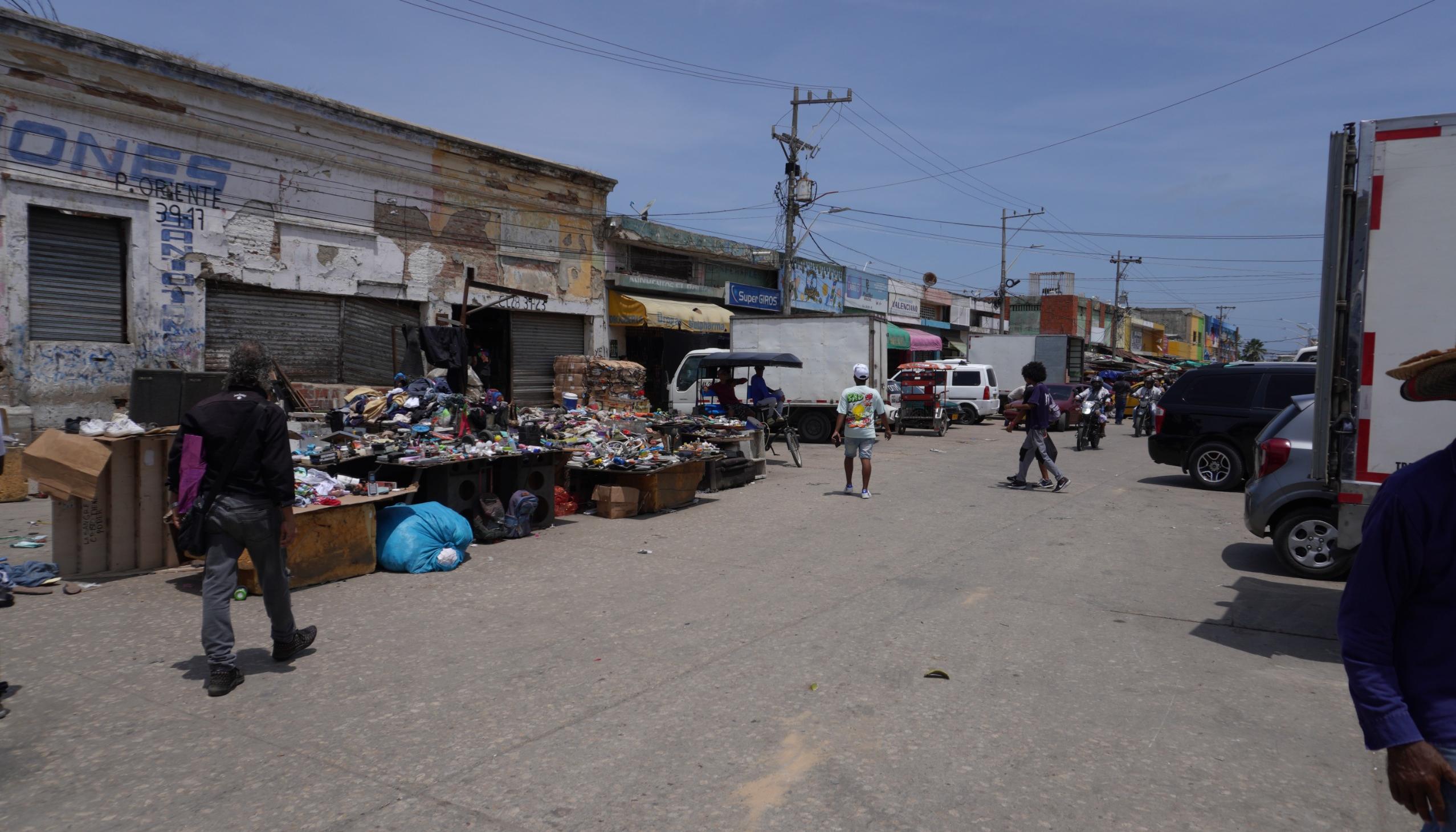Sector de El Boliche, en el centro de Barranquilla. 