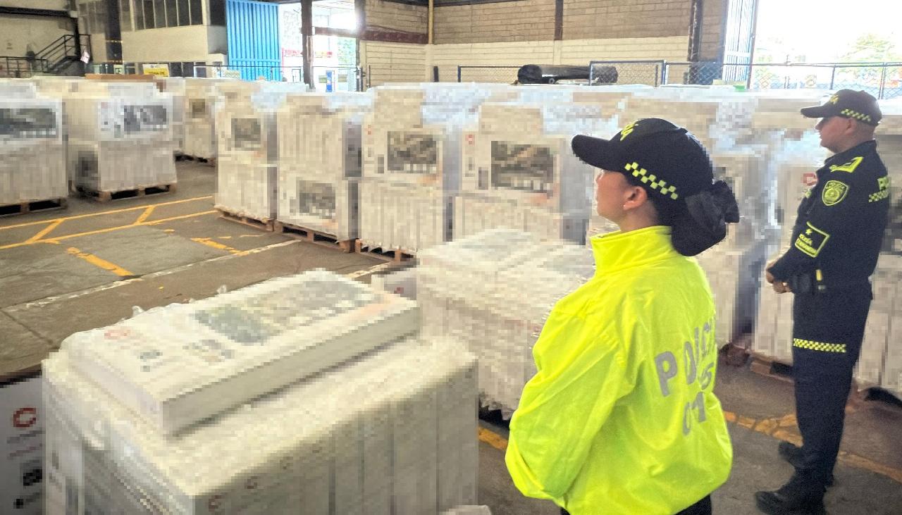 La mercancía aprehendida.