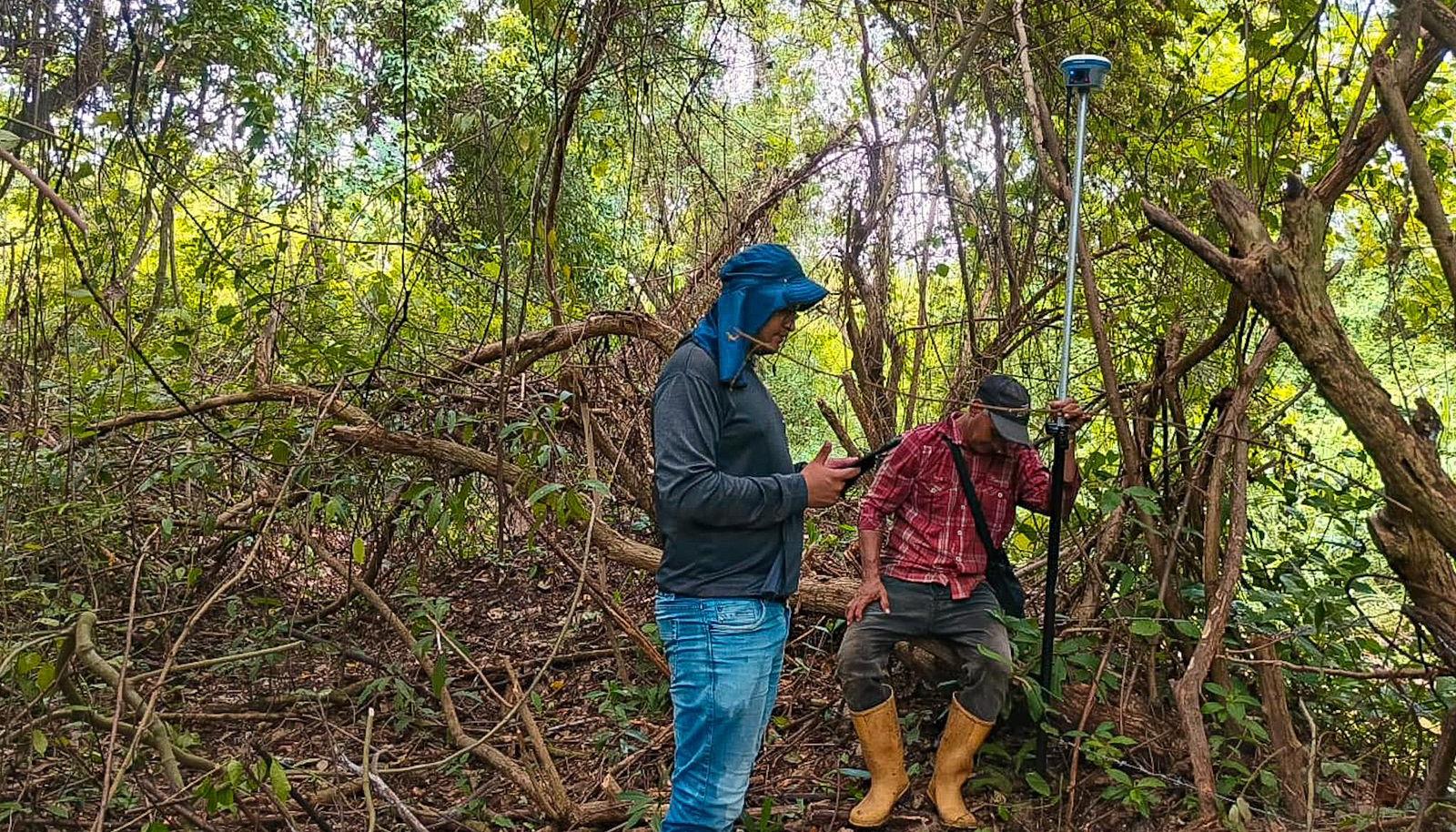 Visitas técnicas de inspección en el predio de Sabanalarga. 