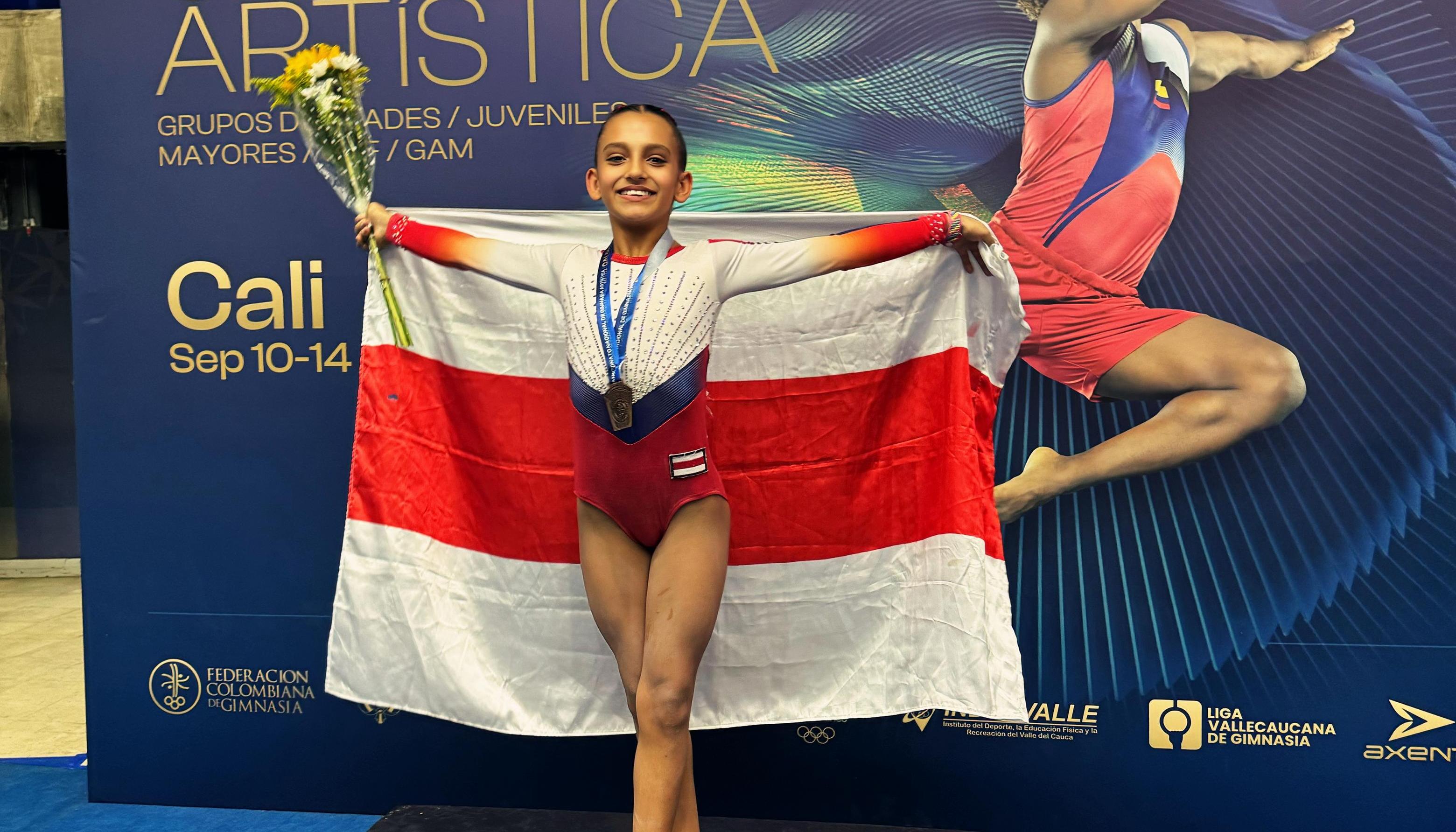 Antonella Álvarez, Dugarte, gimnasta atlanticense.