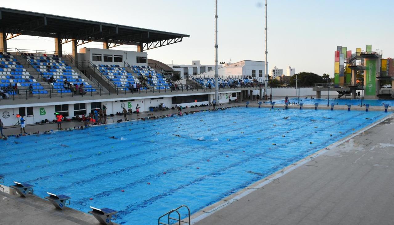 Complejo Acuático Eduardo Movilla, en Barranquilla. 