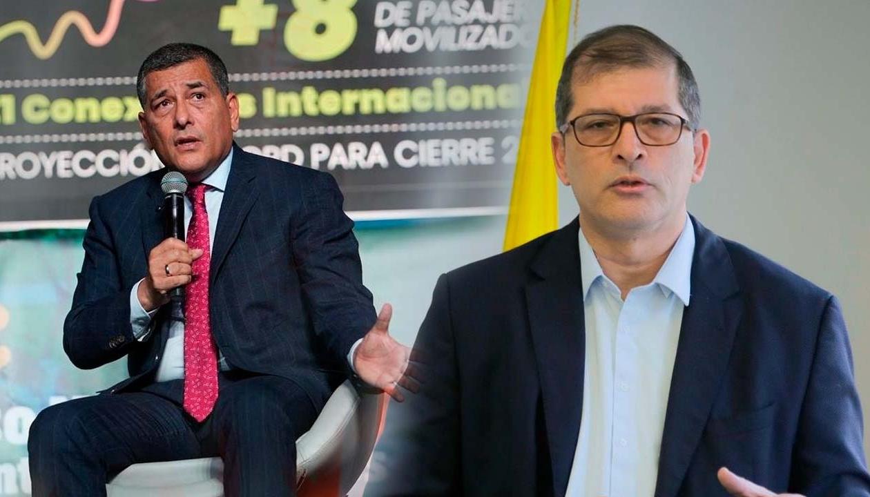 Alcalde Dumek Turbay y Óscar Torres, presidente de la ANI.