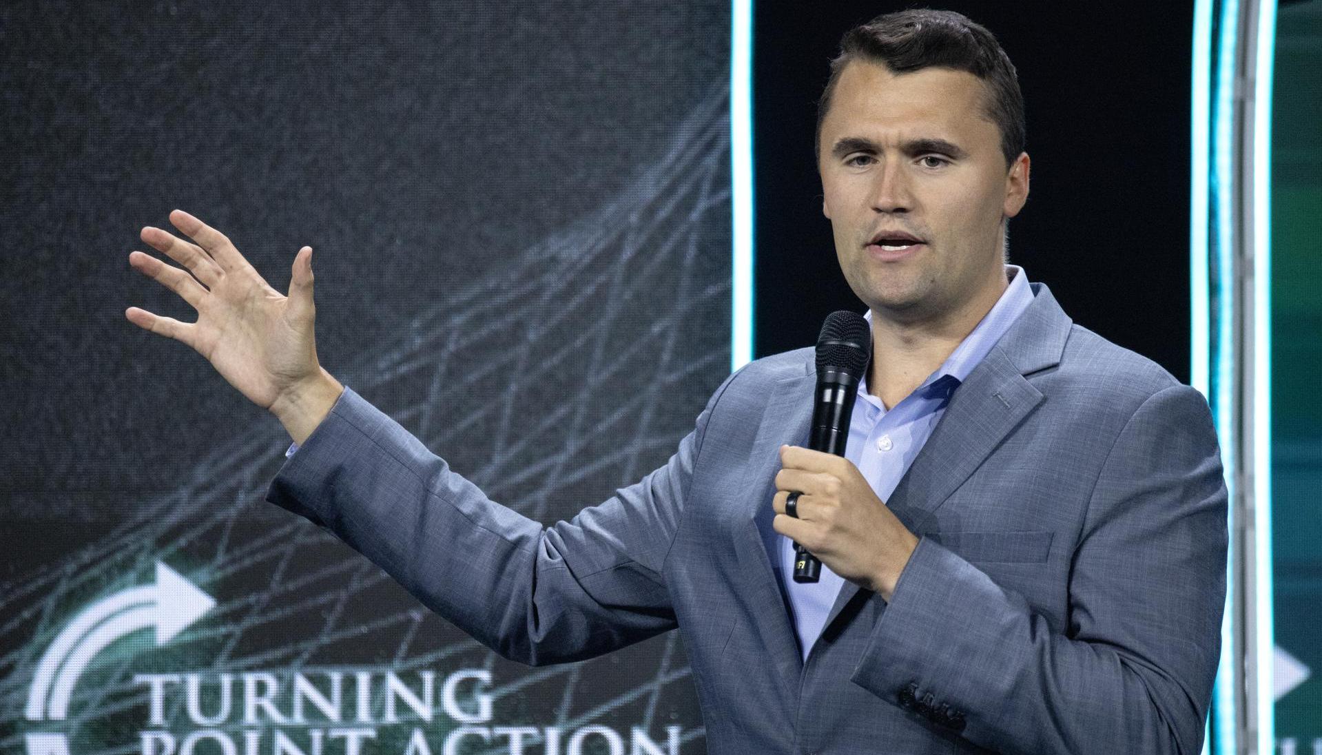 Charlie Kirk, comentarista estadounidense.