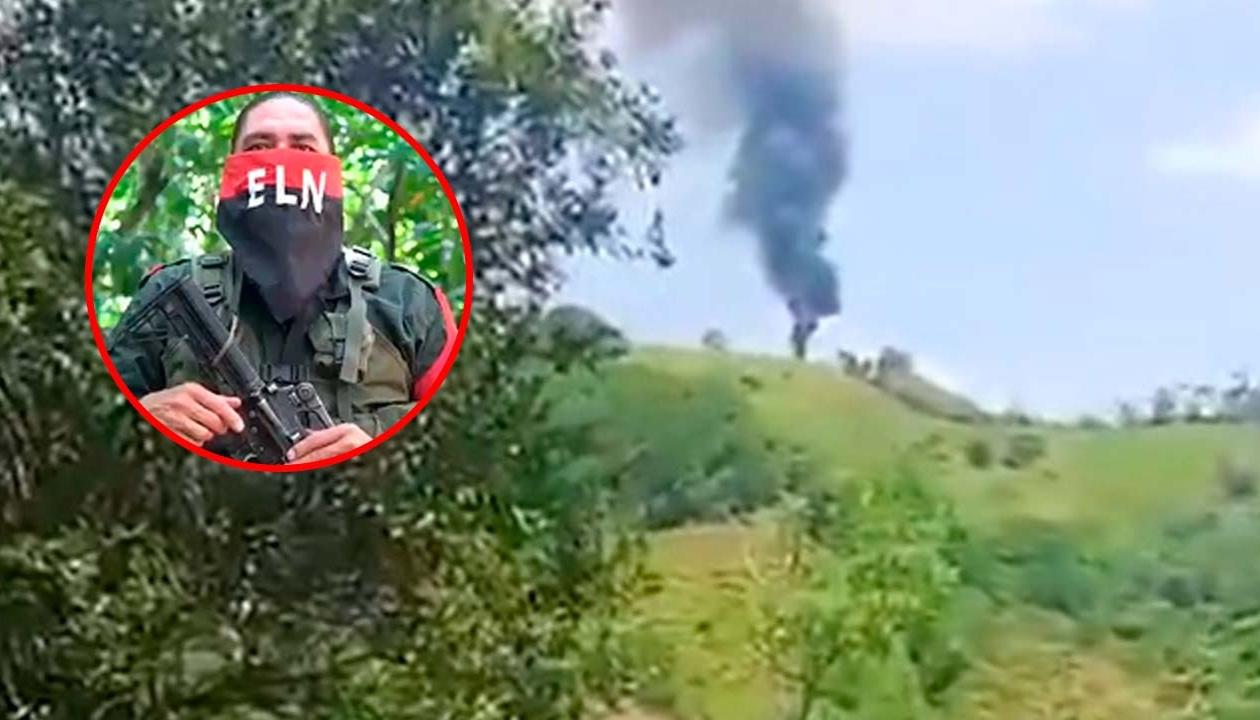 ELN se adjudicó el atentado en Amalfi, Antioquia. 