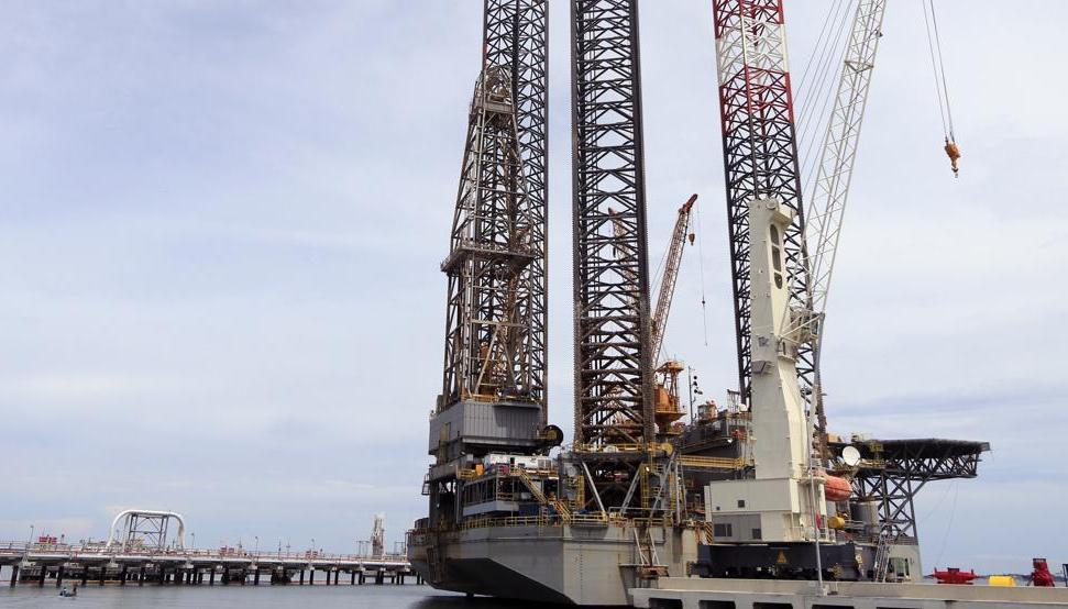 Exploración de hidrocarburos. Imagen de referencia