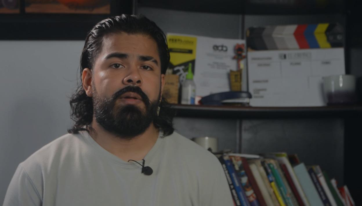 Yeiser García, estudiante de la EDA. 