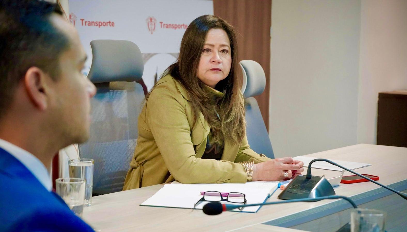 María Fernanda Rojas, ministra de Transporte.