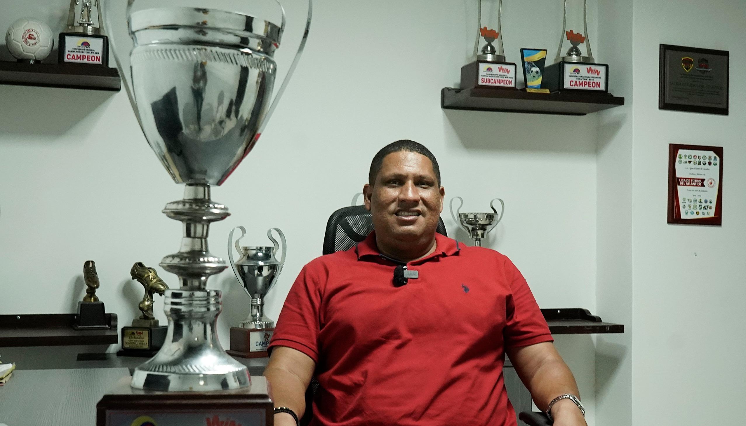 Francisco Sánchez preside desde 2019 la Liga de Fútbol del Atlántico.