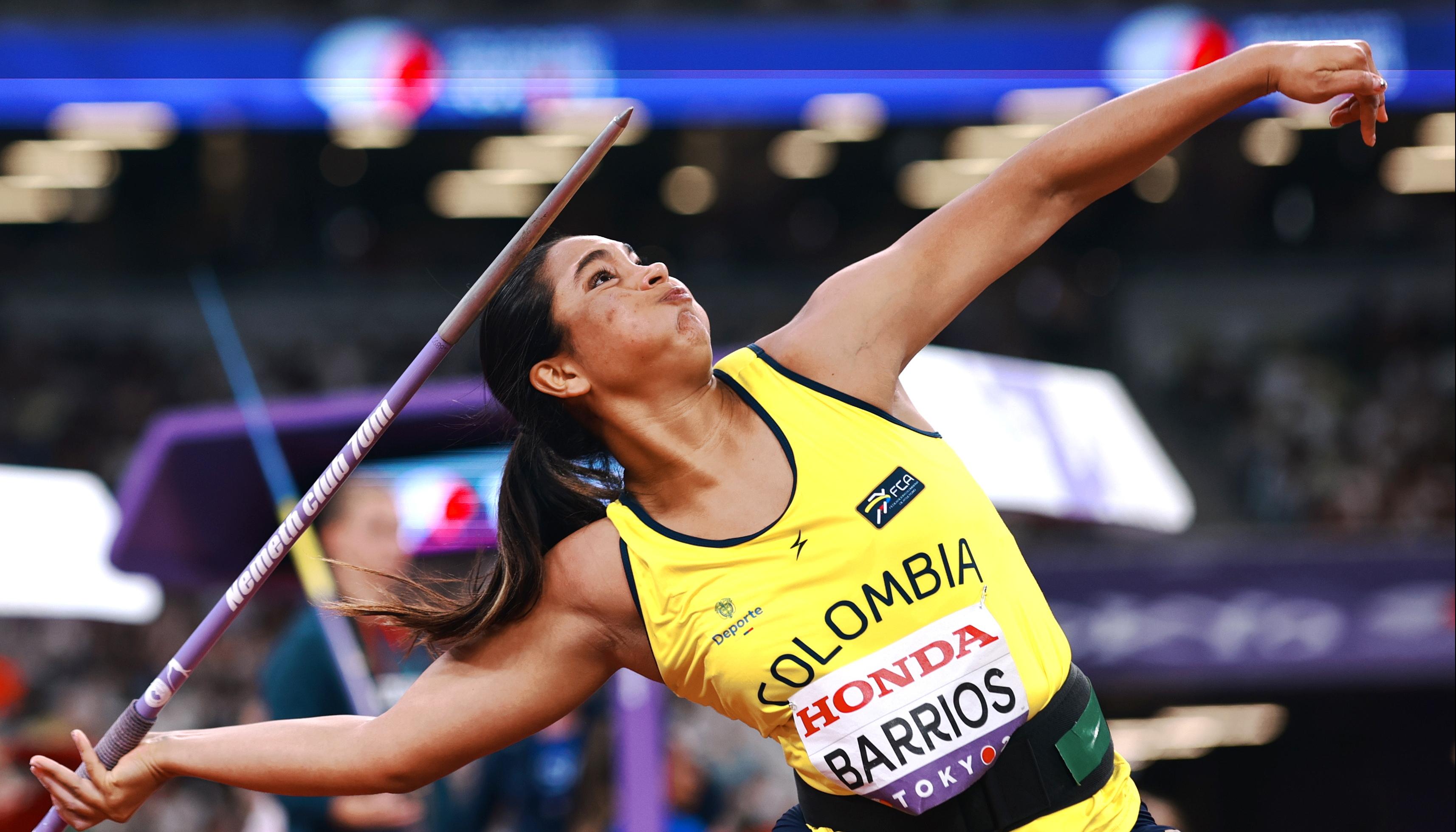 Valentina Barrios impuso una marca de 60,98 metros en semifinales. 
