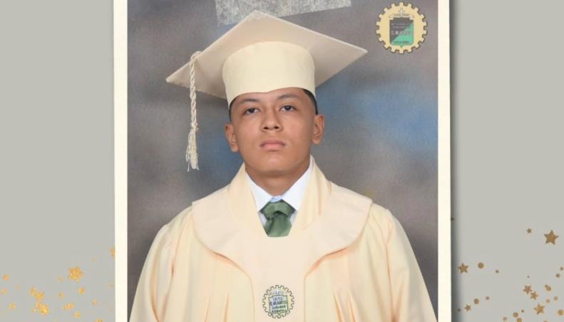 El estudiante Ángel David Monterrosa Serna.