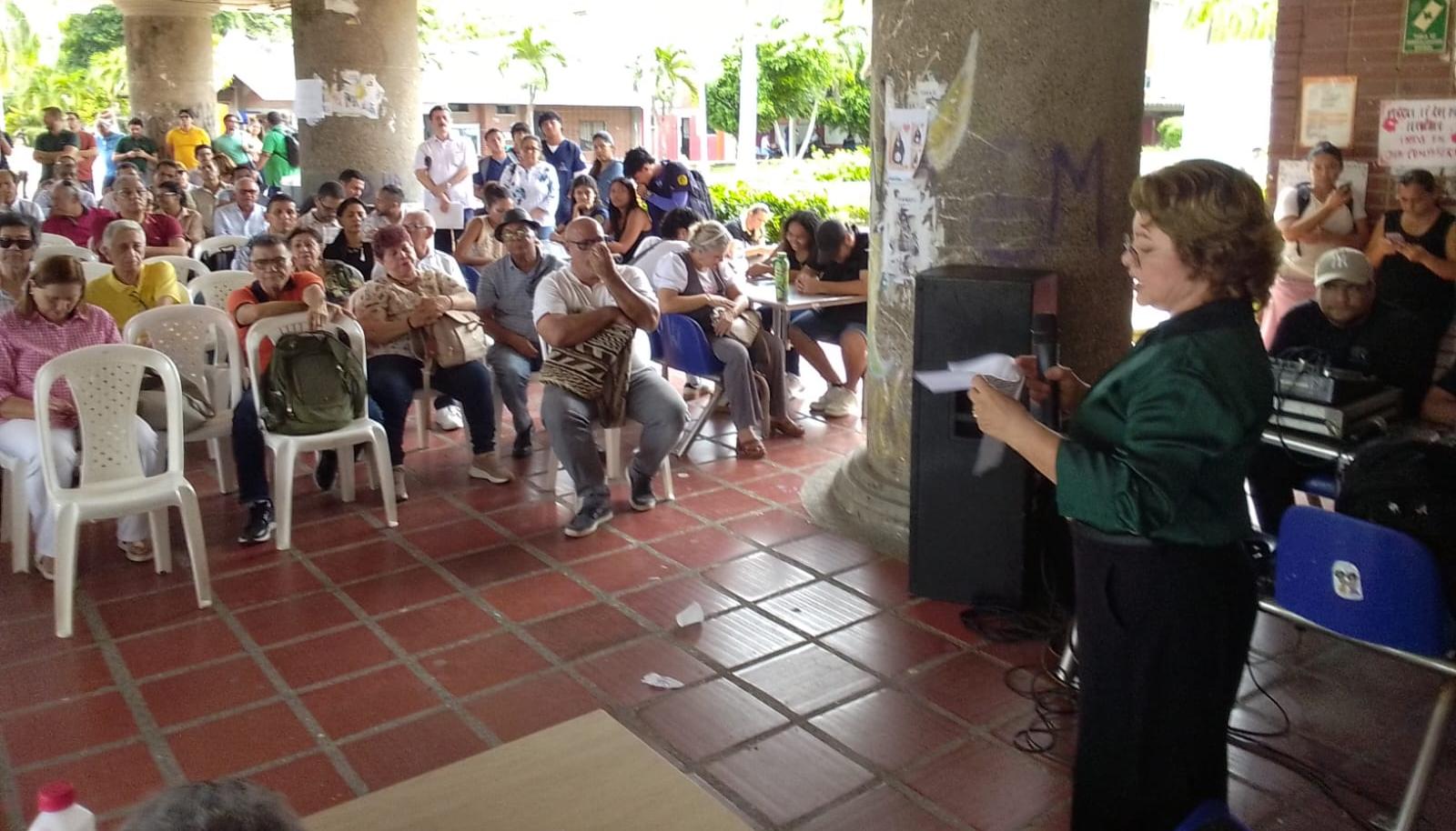 Una de las asambleas.