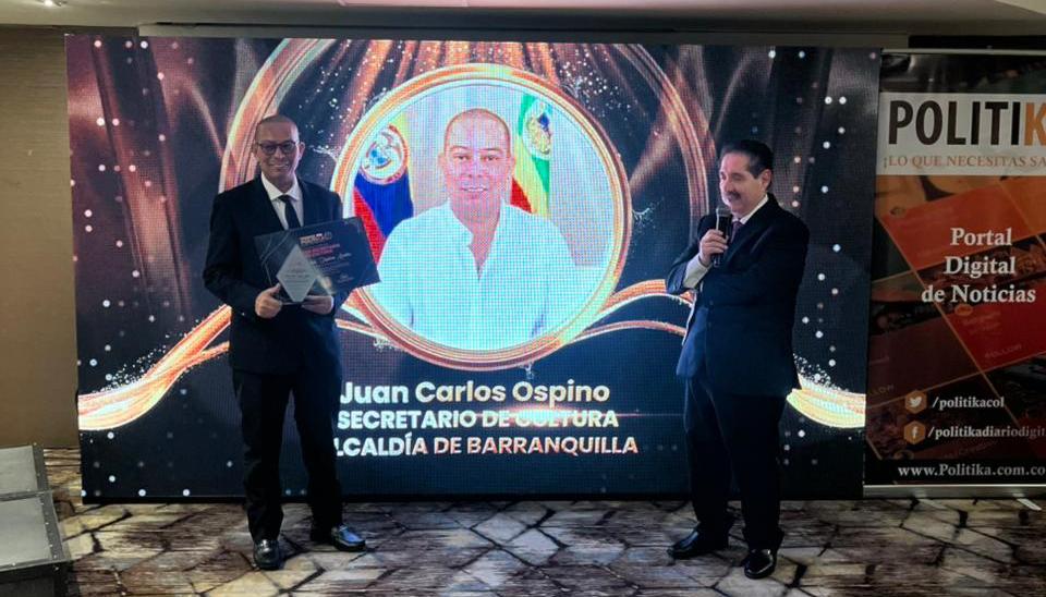 Juan Carlos Ospino durante la gala.