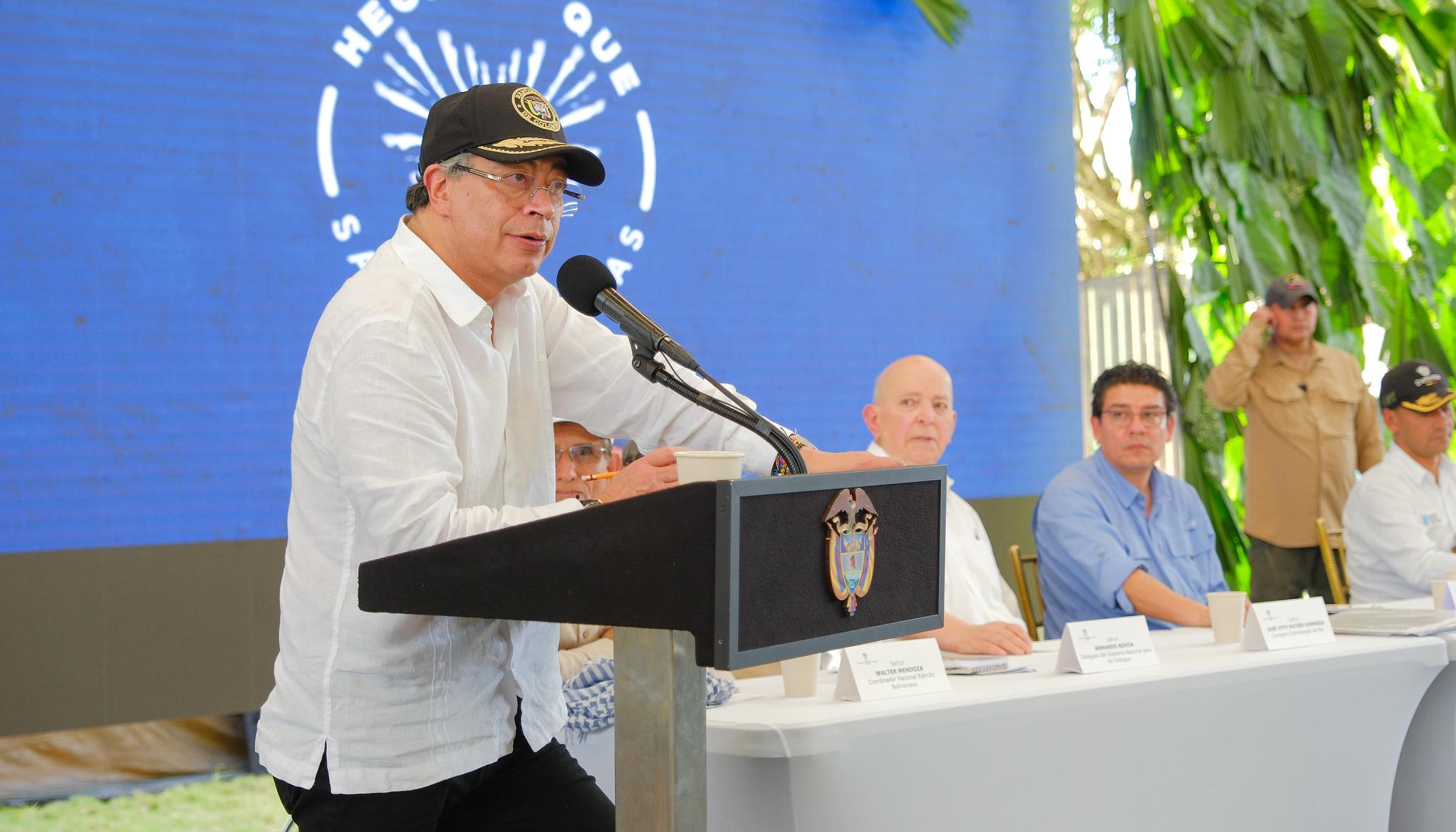 El Presidente Gustavo Petro.