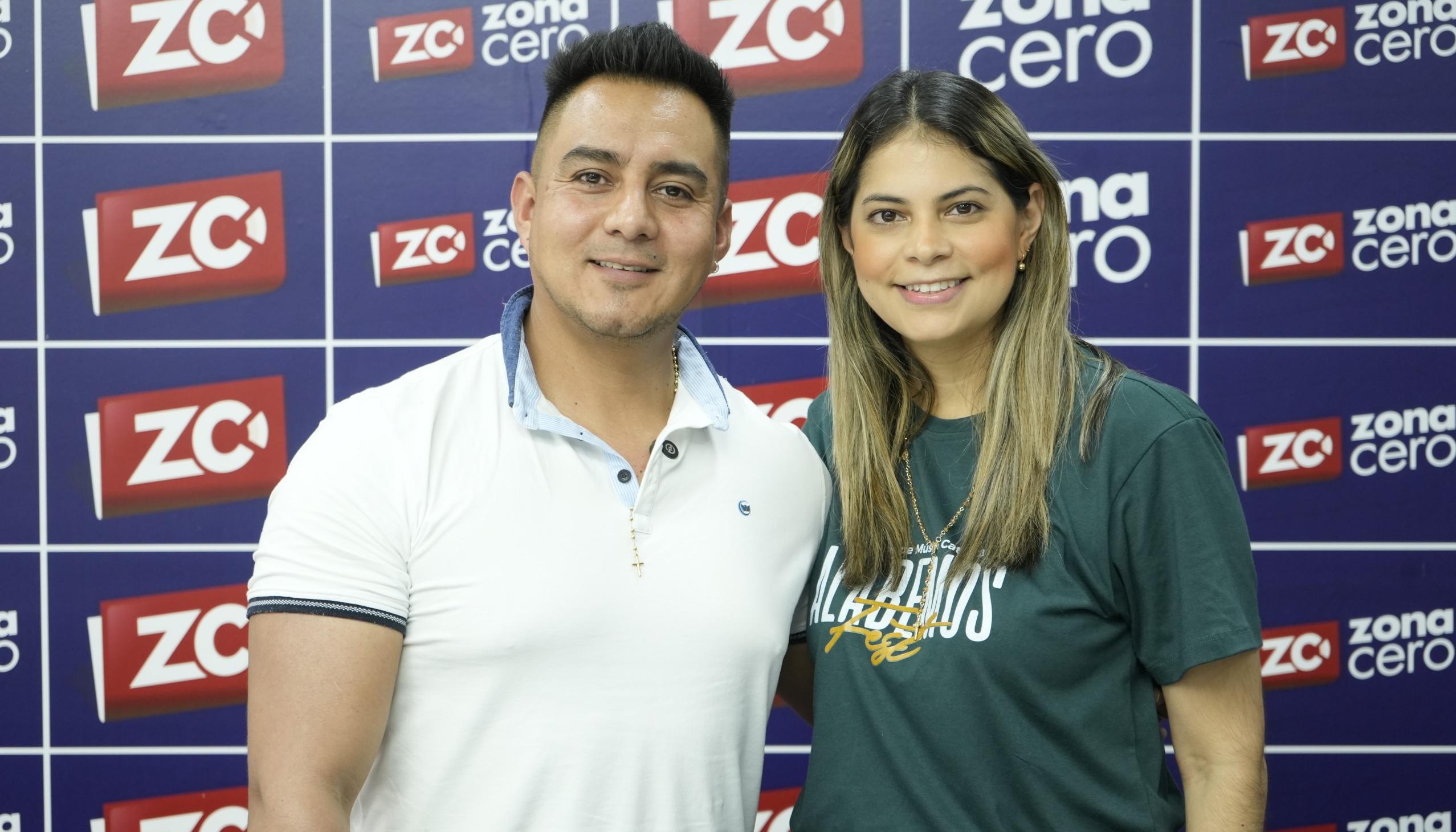 Luis Montilla, ministerio de Pasto y Adriana Moreno, servidora de 'Alabemos fest'.