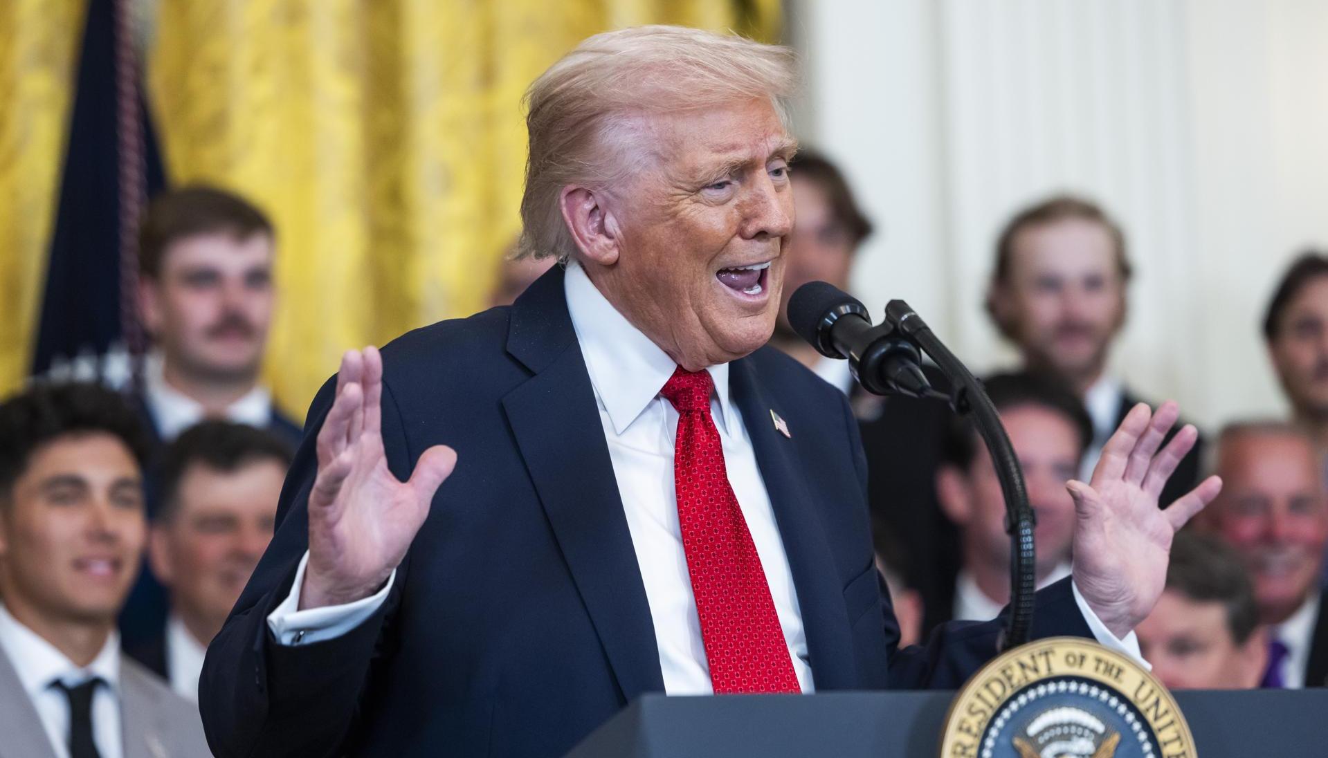 Donald Trump, Presidente de Estados Unidos.