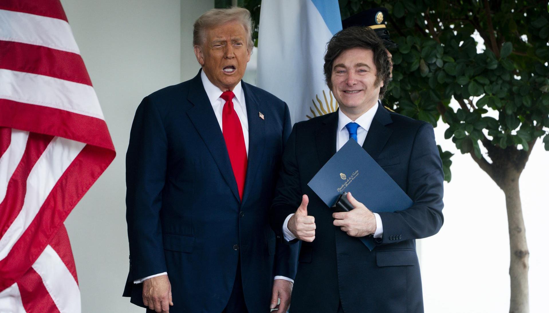 Donald Trump y Javier Milei.