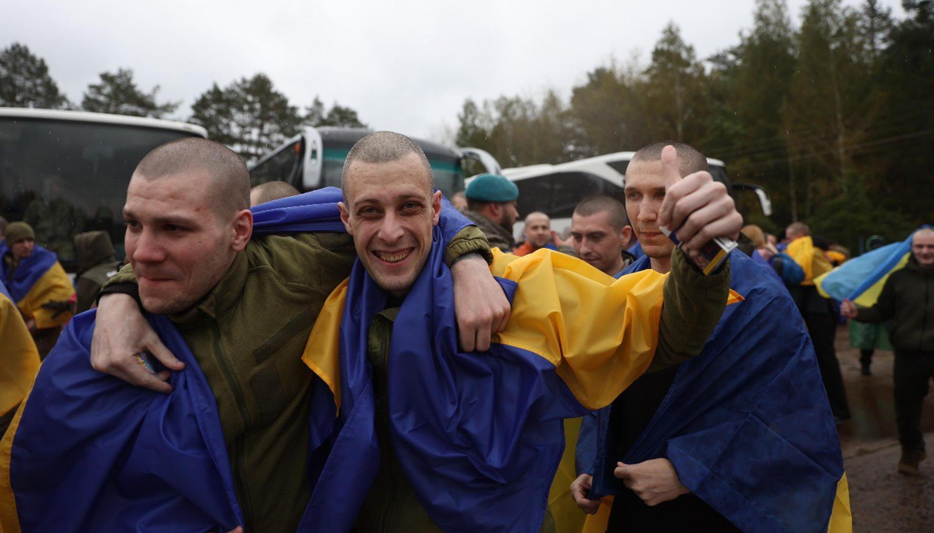 Prisioneros de Ucrania.