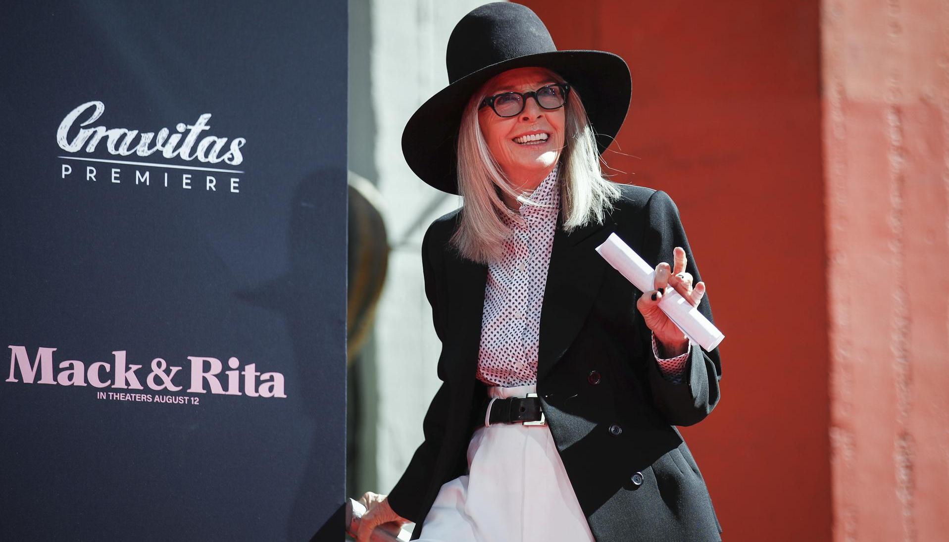La actriz Diane Keaton.
