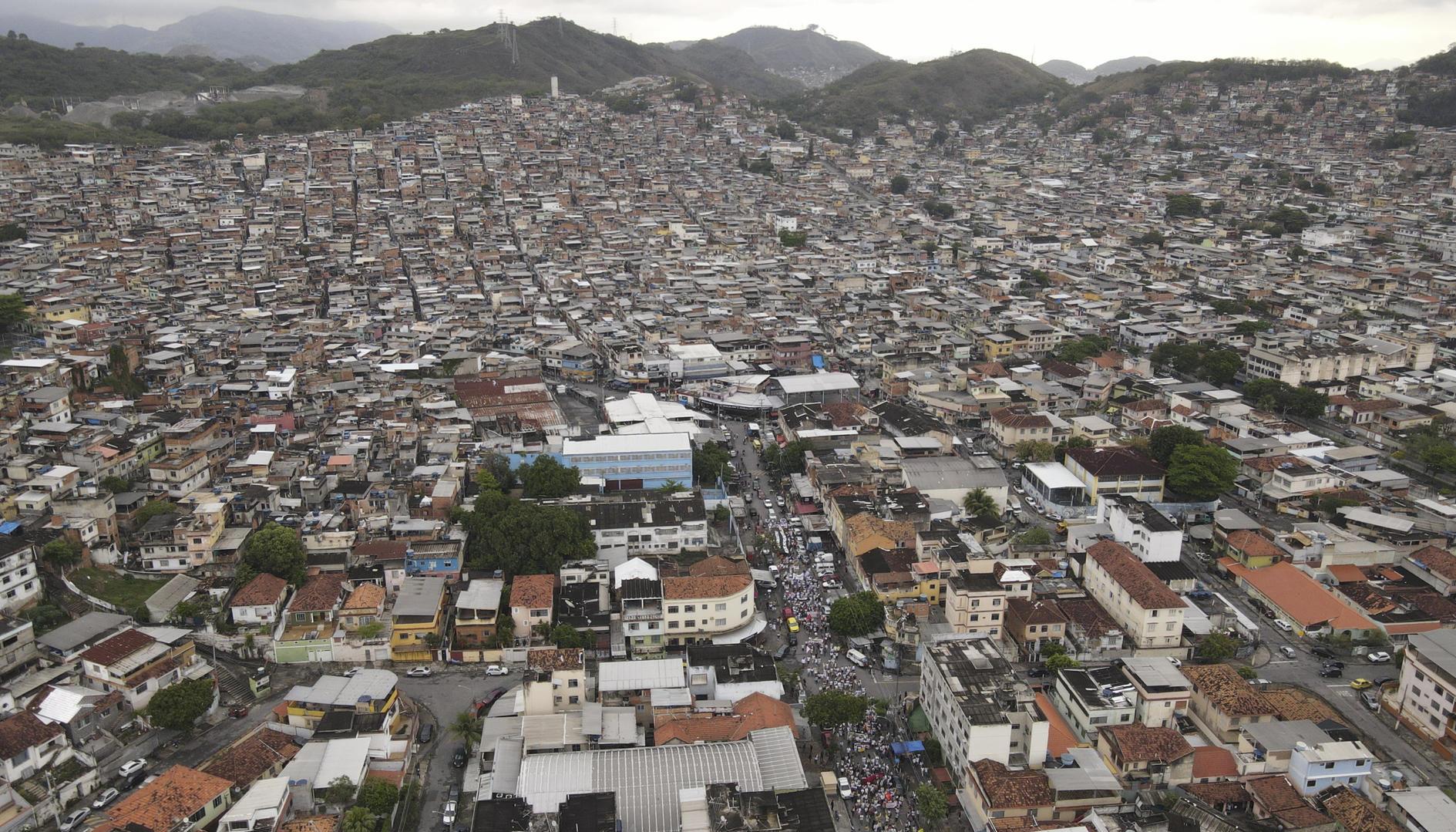 Favelas en Río de Janeiro, Brasil.