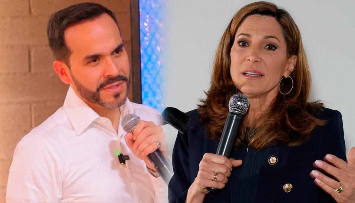 Abelardo de la Espriella y María Elvira Salazar