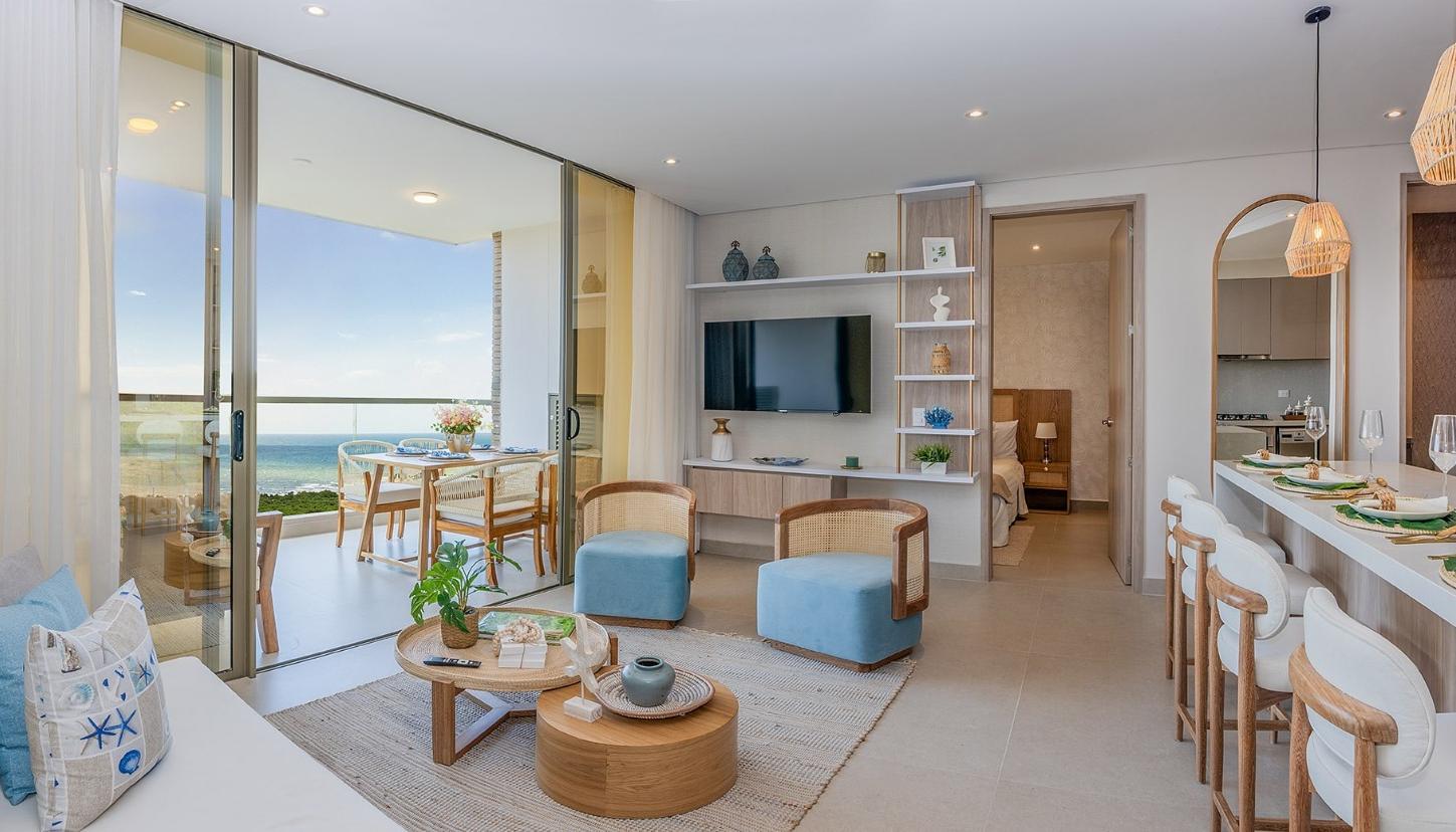 Apartamento modelo de Puntamarina Beach. 