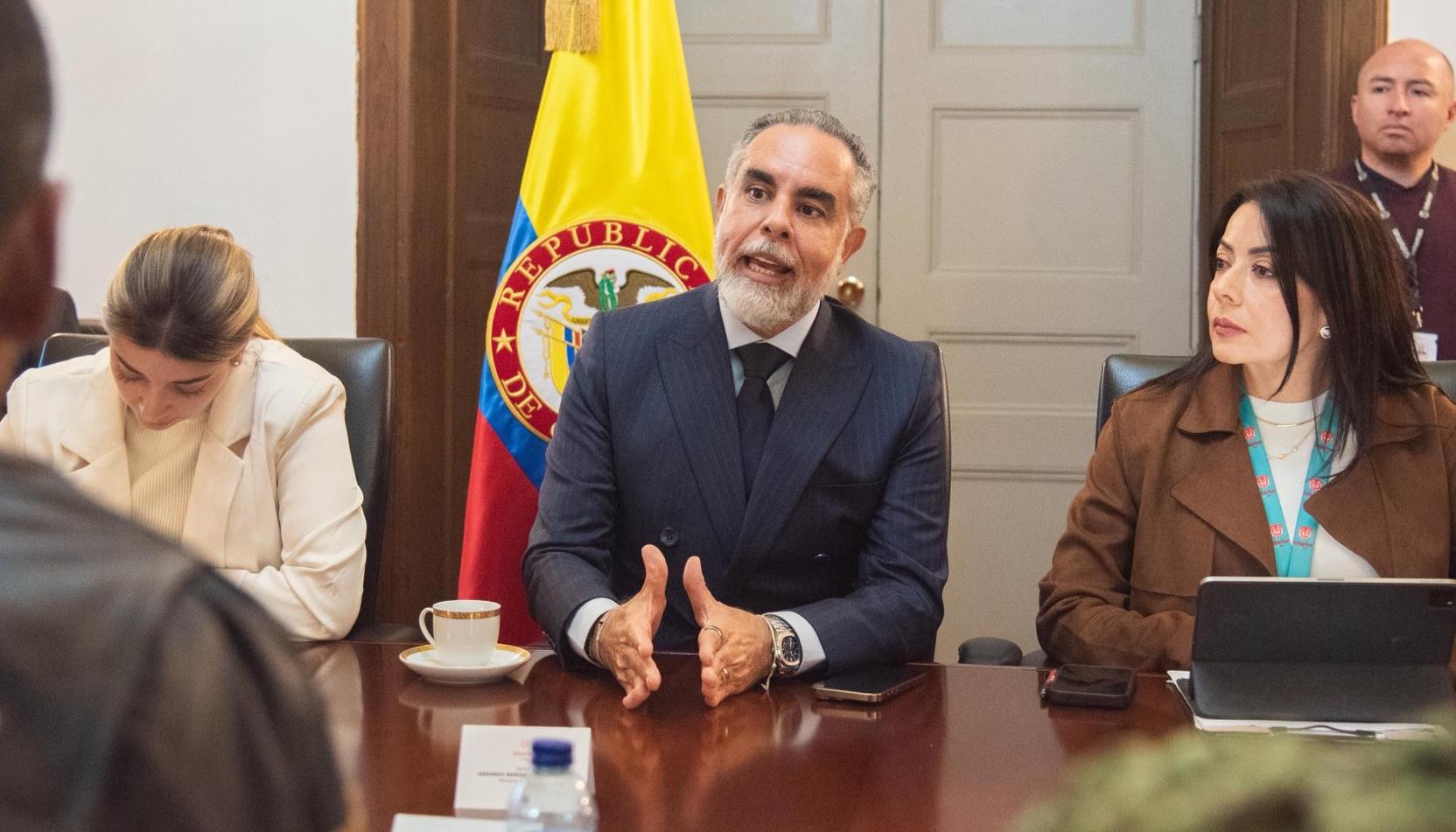 Armando Benedetti, ministro del Interior.