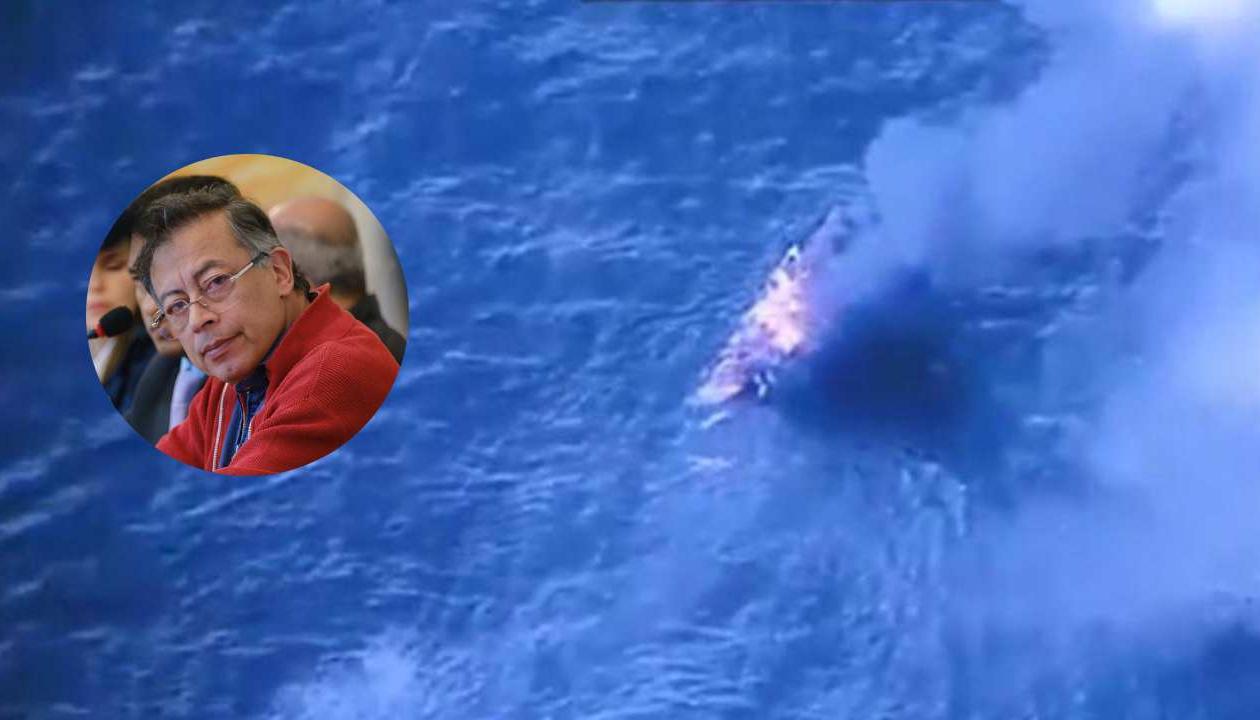 Ataque a lancha en el mar Caribe.