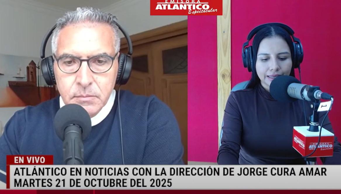 Transmisión de Atlántico en Noticias.