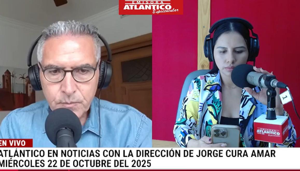 Transmisión de Atlántico en Noticias.