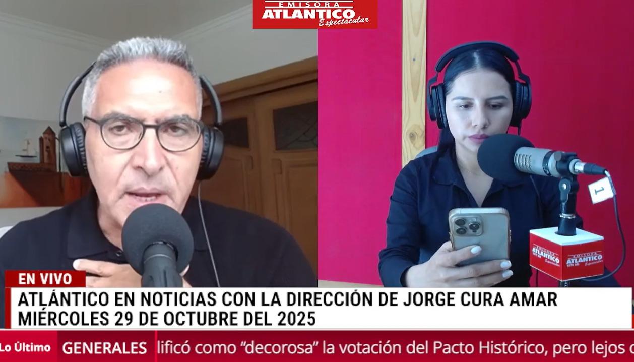 Transmisión de Atlántico en Noticias.